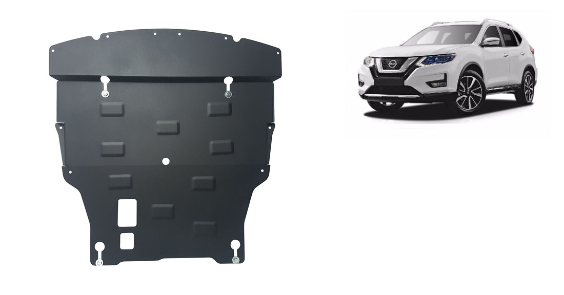 Front skid plate Nissan X-Trail T32 - Almont4WD 4x4 Heavy Duty Protection