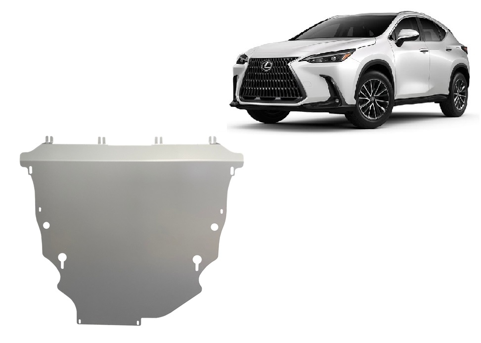Aluminum skid plate for Lexus NXAZ20 (2021-2026)