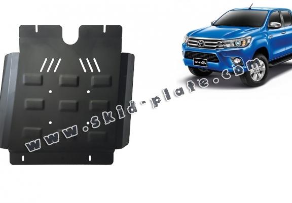 Steel gearbox skid plate for Toyota Hilux Revo