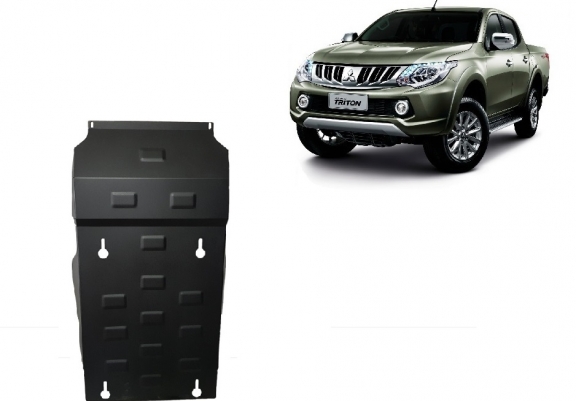 Steel skid plate for Mitsubishi L200