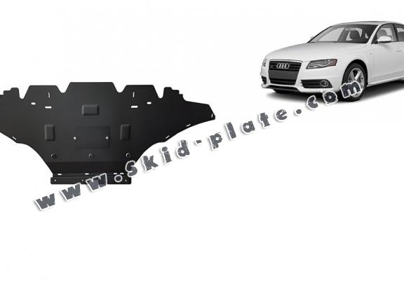 Steel skid plate for Audi A4 B8, diesel
