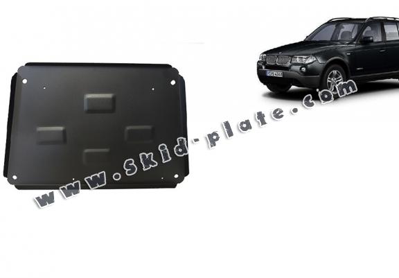 Steel skid plate for BMW X3