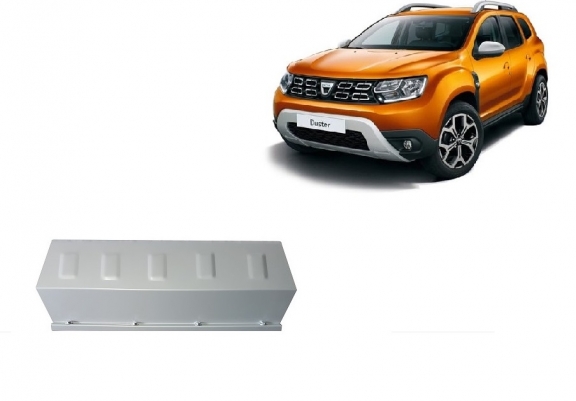 Steel front bumper plate for Dacia Duster
