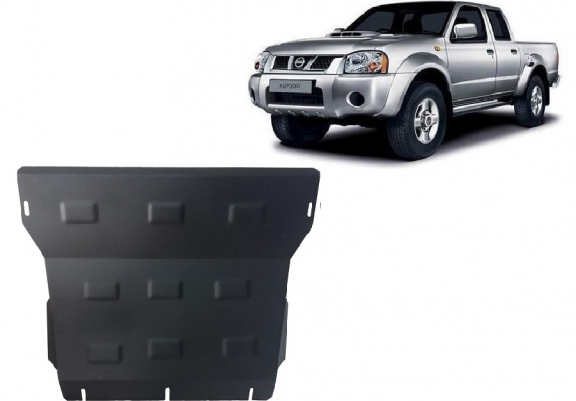 Steel skid plate for the protection of the engine and the radiator for Nissan Pick Up