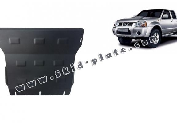 Steel skid plate for the protection of the engine and the radiator for Nissan Navara D22