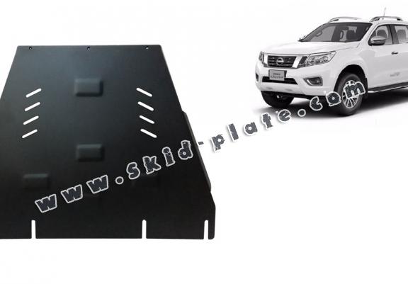 Steel gearbox skid plate for Nissan Navara NP300 - D23