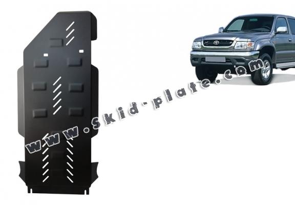 Steel gearbox and differential skid plate for Toyota Hilux