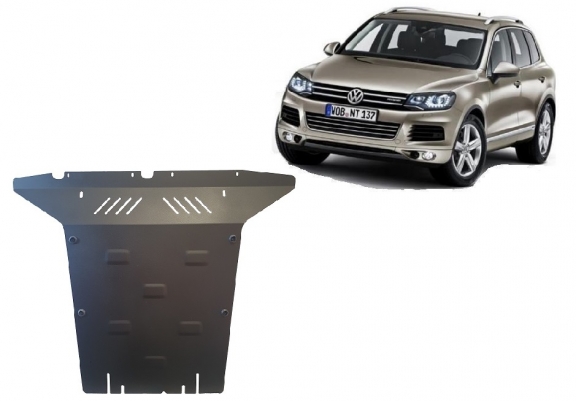 Steel skid plate for VW Touareg 7P