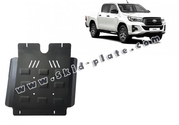 Steel gearbox skid plate for Toyota Hilux Invincible