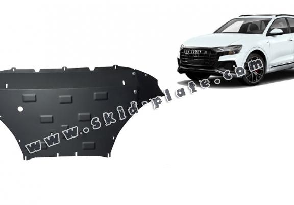 Steel skid plate for Audi Q8