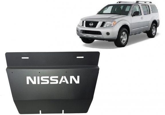 Steel radiator skid plate for Nissan Pathfinder