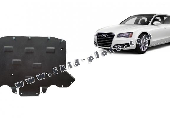 Steel gearbox skid plate for Audi A8