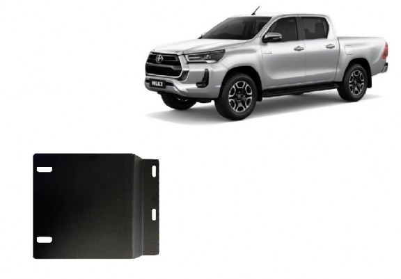 Steel DPF sensor skid plate  for Toyota Hilux
