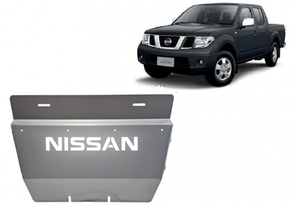 Aluminum radiator skid plate for Nissan Navara D40