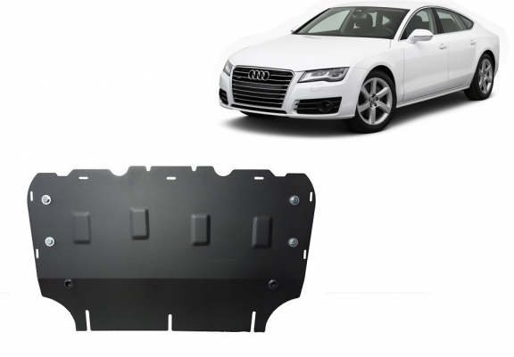 Steel skid plate for Audi A7