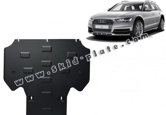 Steel gearbox skid plate for Audi All Road A6