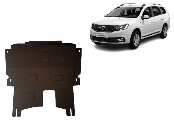 Steel skid plate for Dacia Logan MCV