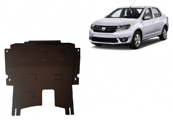 Steel skid plate for Dacia Logan 2