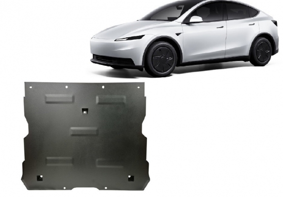 Front electric motor skid plate for Tesla Model Y AWD