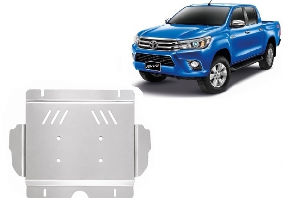 Aluminum skid plate for Toyota Hilux Revo