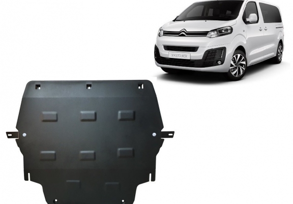 Steel skid plate for Citroen Spacetourer
