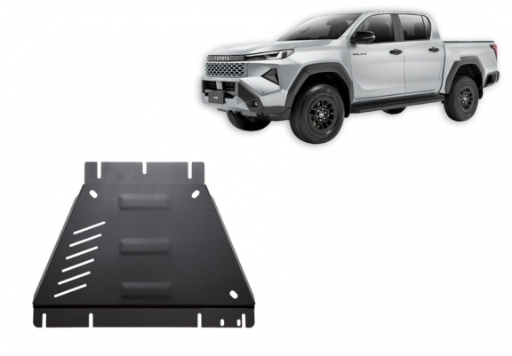 Steel gearbox skid plate for Toyota Hilux