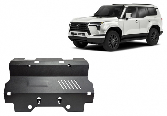 Steel radiator skid plate for Lexus GX