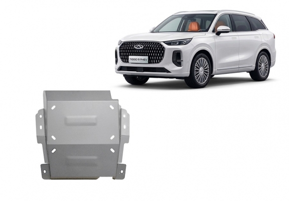 Aluminum diferential skid plate for Chery Tiggo 9