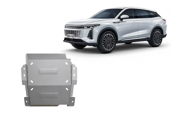 Aluminum diferential skid plate for Omoda 9