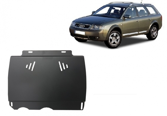 Steel manual gearbox skid plate Audi Allroad A6