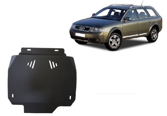 Steel automatic gearbox skid plate forAudi Allroad A6