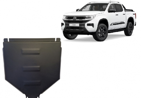 Steel automatic gearbox skid plate for Volkswagen Amarok 2 