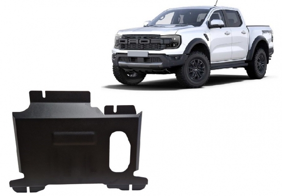 Steel skid plate for Ford Ranger Raptor
