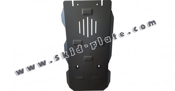 Steel automatic gearbox skid plate for Porsche Cayenne