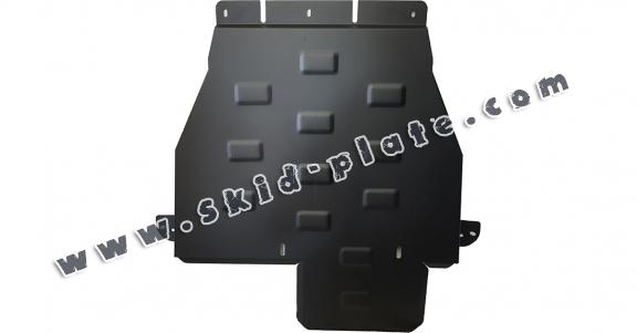 Steel gearbox skid plate for Mercedes Viano W639 - 4x4 - automatic gearbox