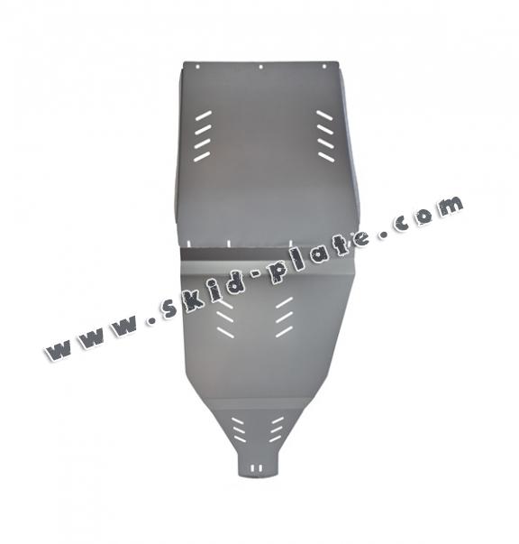 Aluminum gearbox skid plate for Nissan Navara
