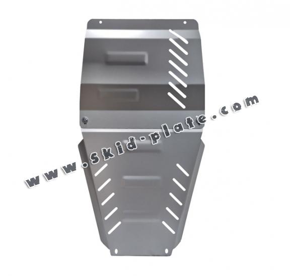 Aluminum gearbox and transfer case skid plate for Suzuki Grand Vitara 2
