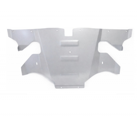 Rear electric aluminum motor skid plate - Tesla Model 3 AWD