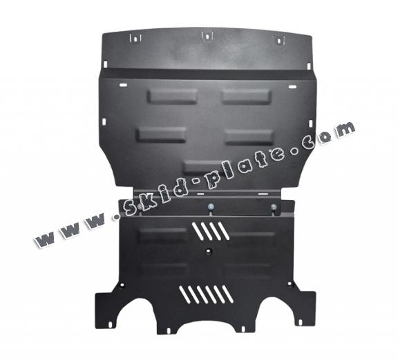 Steel skid plate for Porsche Macan