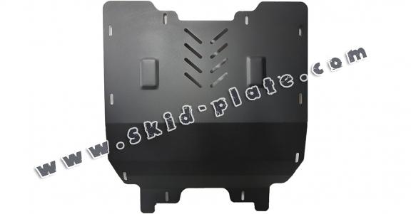 Steel skid plate for the protection of the engine and the gearbox for Lancia Delta 3