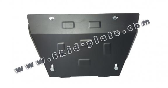 Steel skid plate for Fiat 500 S