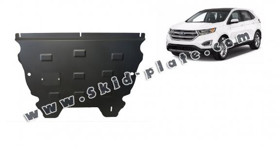 Steel skid plate for the protection of the engine and the gearbox for Ford Edge