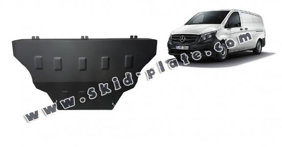 Steel skid plate for Mercedes Vito W447, 4x2, 1.6 D