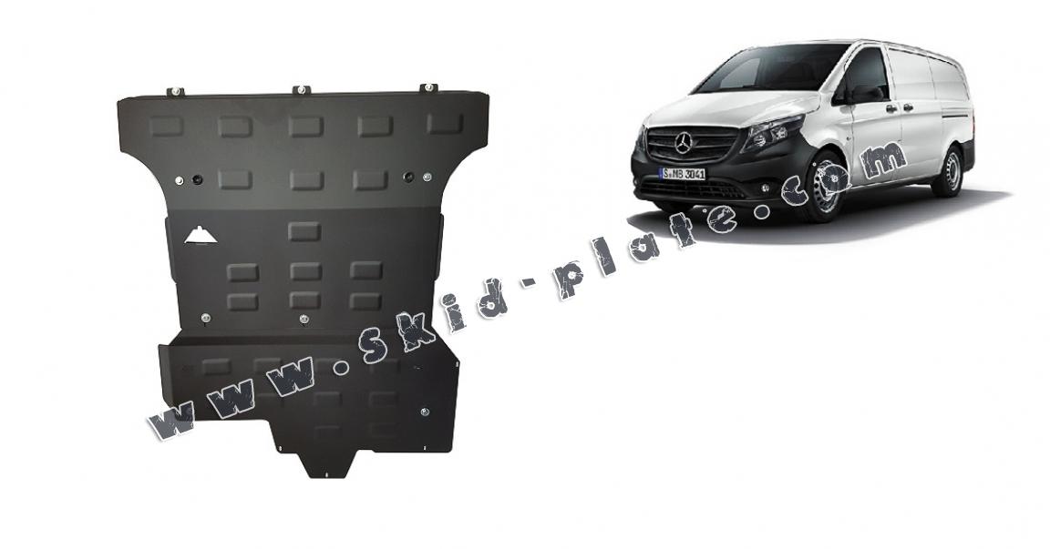 Steel skid plate for Mercedes Vito W447, 2.2 D, 4x4