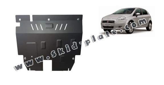 Steel skid plate for Fiat Punto 