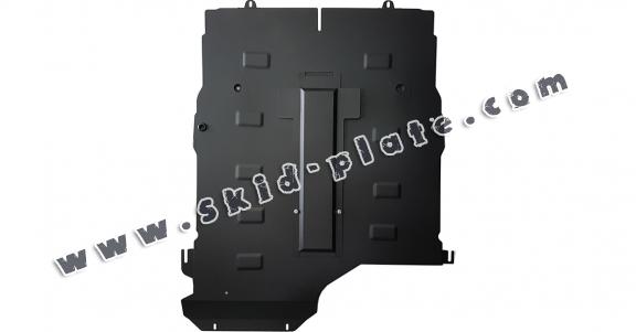 Steel skid plate for the protection of the engine, gearbox and differential for Mercedes A-Class