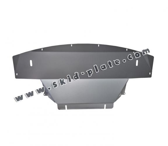 Aluminum skid plate for the protection of the engine and the gearbox for Mercedes Sprinter 907 4x4