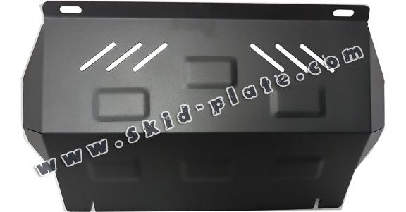 Steel radiator skid plate for Mitsubishi L200