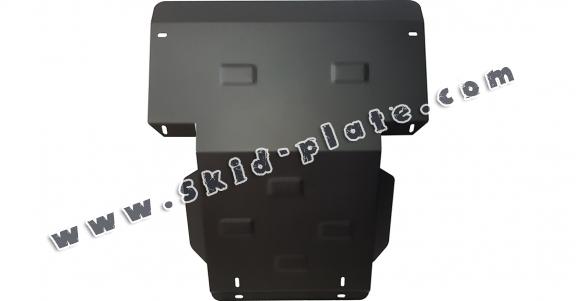 Steel skid plate for the protection of the engine and the radiator for Mitsubishi Pajero Sport 1