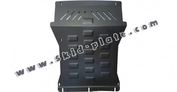 Steel skid plate for the protection of the engine and the radiator for Mitsubishi Pajero 3 (V60, V70) Vers. 2.0